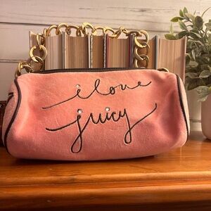Vintage Juicy Couture pink barrel bag!